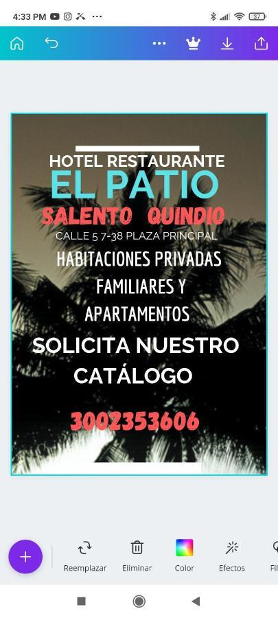 Hospedaje Los Balcones Саленто Екстер'єр фото